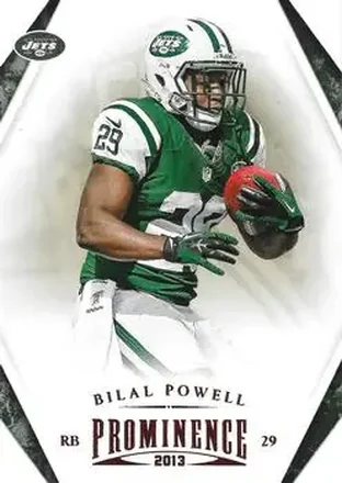 2013 Panini Prominence #69 - Bilal Powell - New York Jets