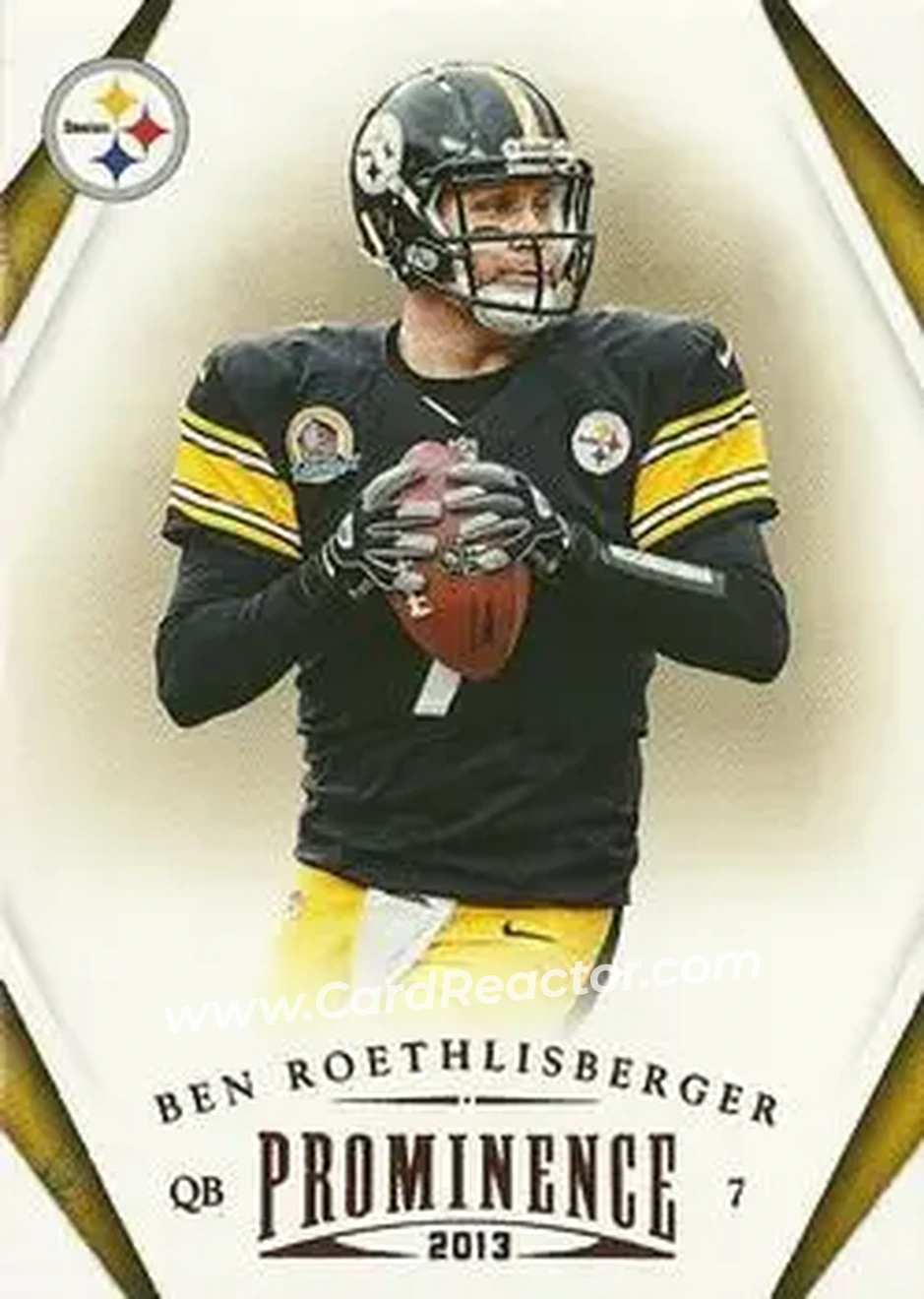 2013 Panini Prominence #76 - Ben Roethlisberger - Pittsburgh Steelers - Front