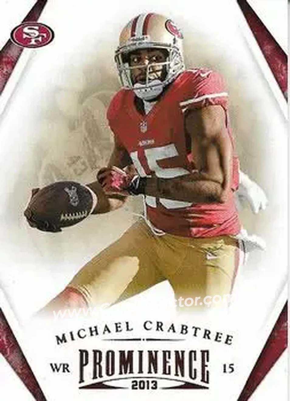 2013 Panini Prominence #86 - Michael Crabtree - San Francisco 49ers - Front