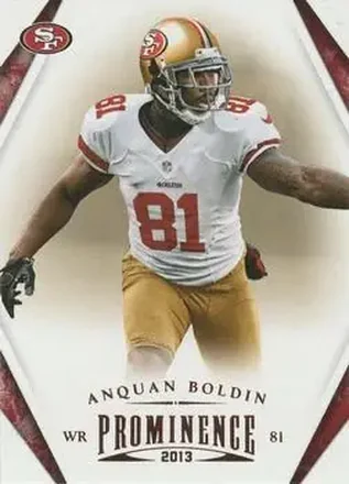 2013 Panini Prominence #87 - Anquan Boldin - San Francisco 49ers