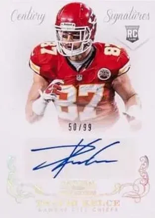 2013 Panini National Treasures #334 - Travis Kelce - Kansas City Chiefs