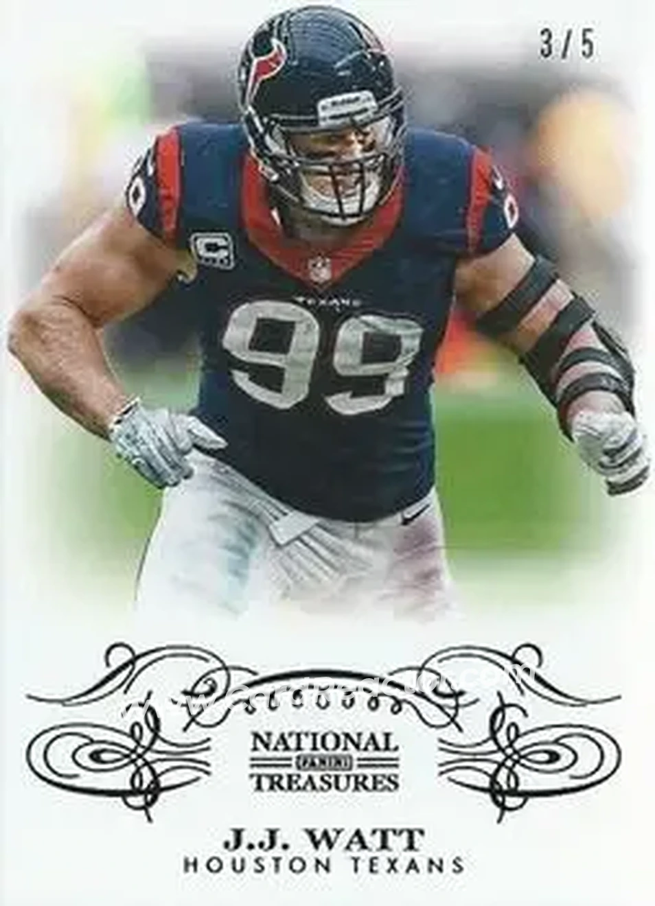 2013 Panini National Treasures - Century Black #43 - J.J. Watt - Houston Texans - Front