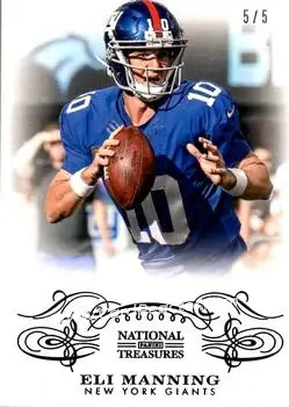 2013 Panini National Treasures - Century Black #67 - Eli Manning - New York Giants - Front