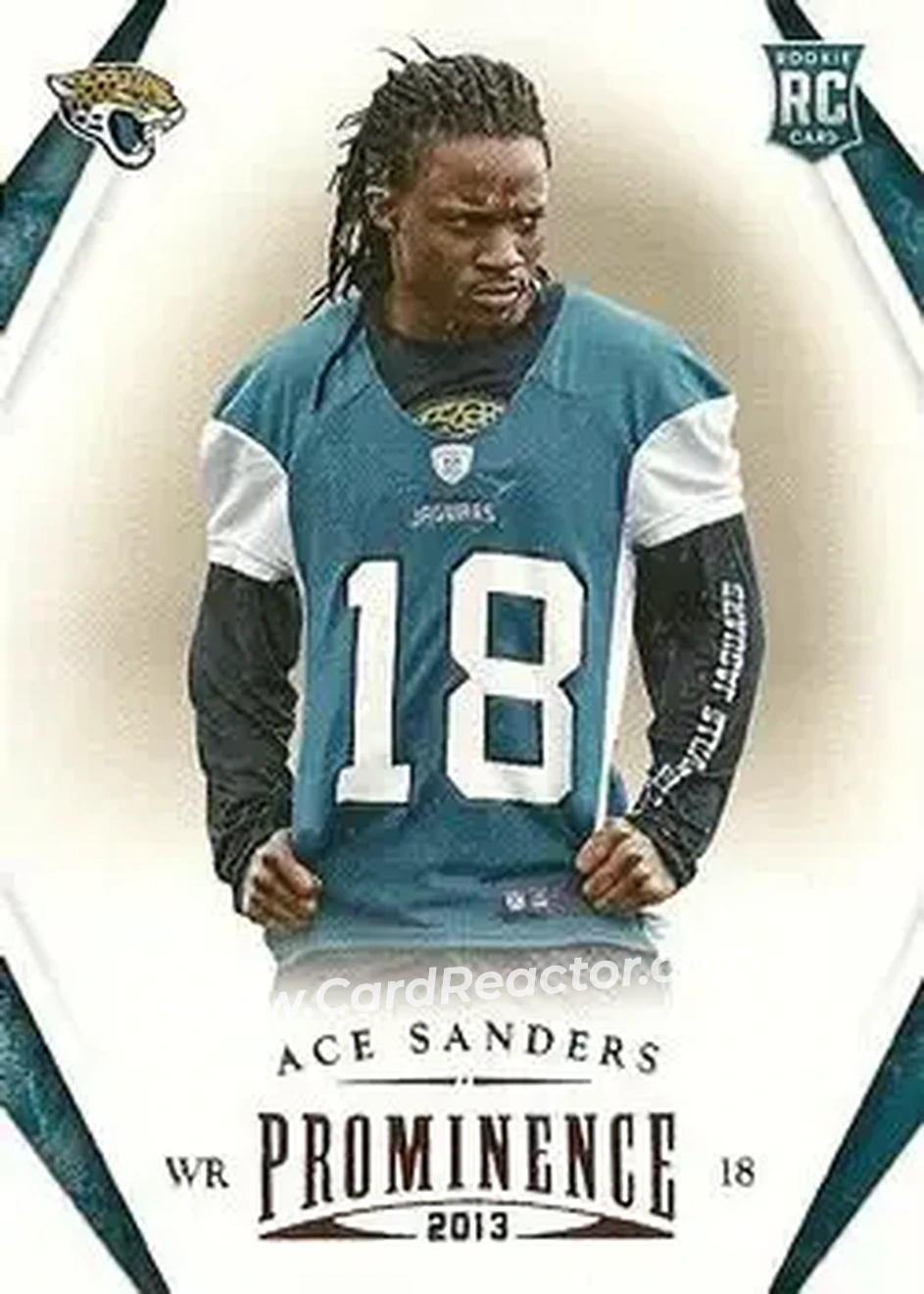 2013 Panini Prominence #103 - Ace Sanders - Jacksonville Jaguars - Front 2013 Panini Prominence #103 - Ace Sanders - Jacksonville Jaguars - Front