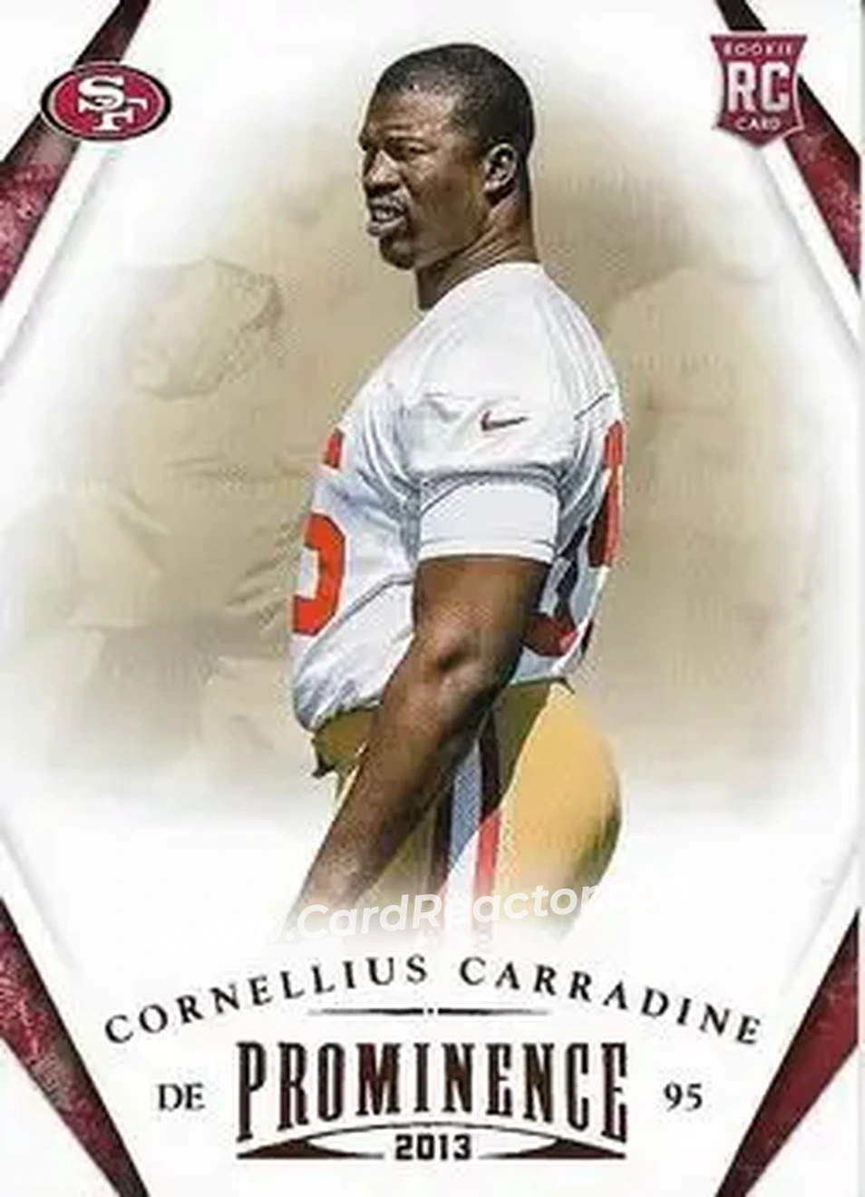 2013 Panini Prominence #104 - Cornellius Carradine - San Francisco 49ers