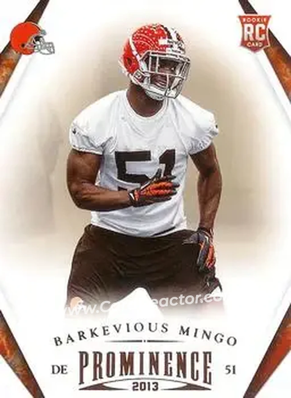2013 Panini Prominence #109 - Barkevious Mingo - Cleveland Browns - Front