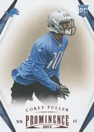 2013 Panini Prominence #119 - Corey Fuller - Detroit Lions