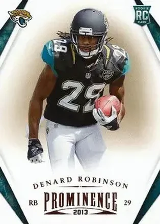 2013 Panini Prominence #126 - Denard "Shoelace" Robinson - Jacksonville Jaguars