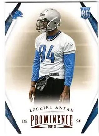 2013 Panini Prominence #134 - Ezekiel Ansah - Detroit Lions