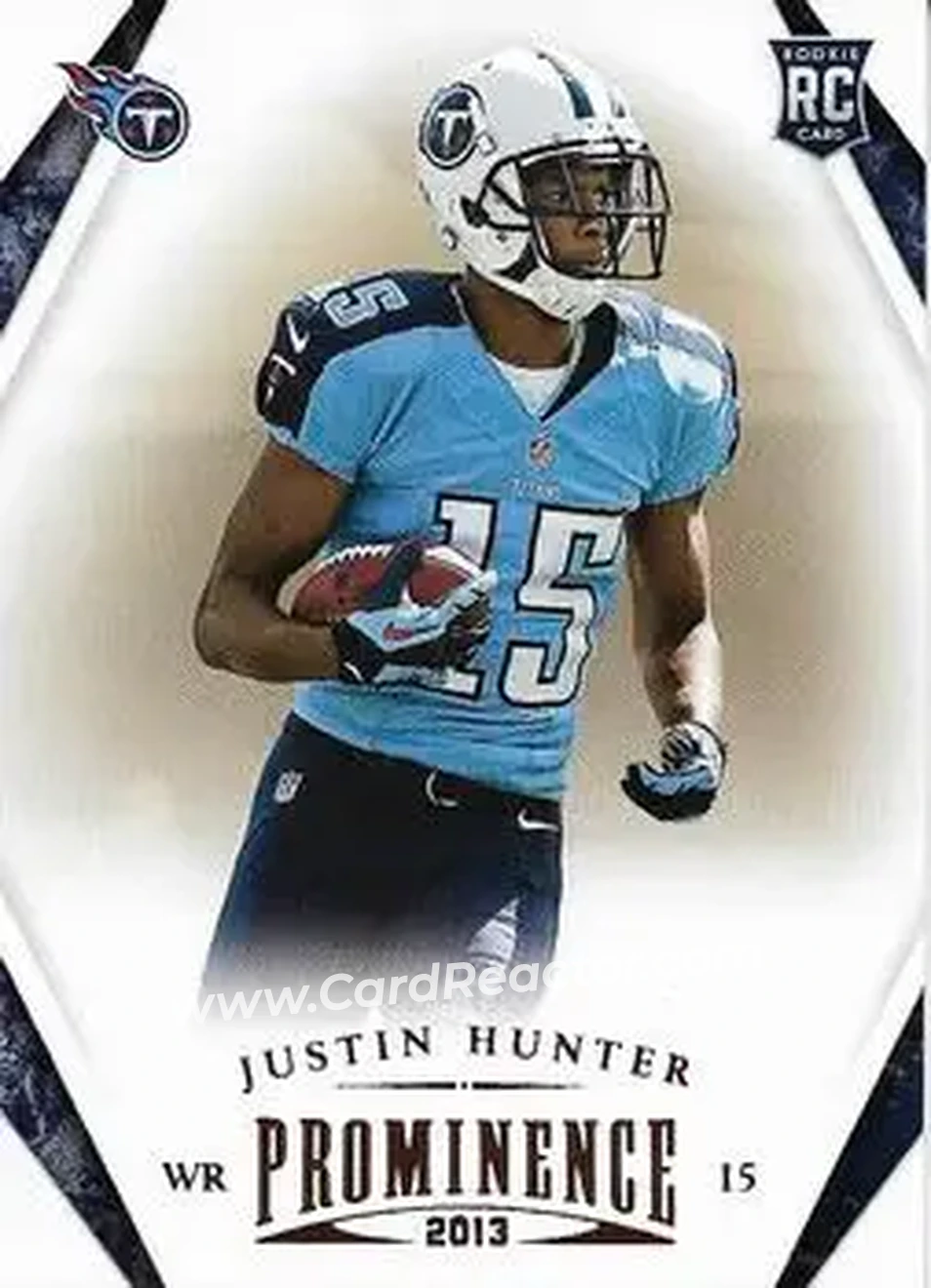 2013 Panini Prominence #148 - Justin Hunter - Tennessee Titans - Front