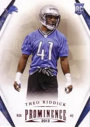 2013 Panini Prominence #191 - Theo Riddick - Detroit Lions