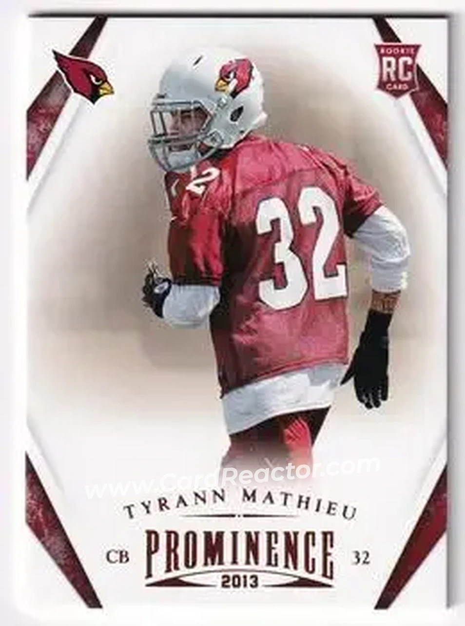 2013 Panini Prominence #196 - Tyrann Mathieu - Arizona Cardinals - Front
