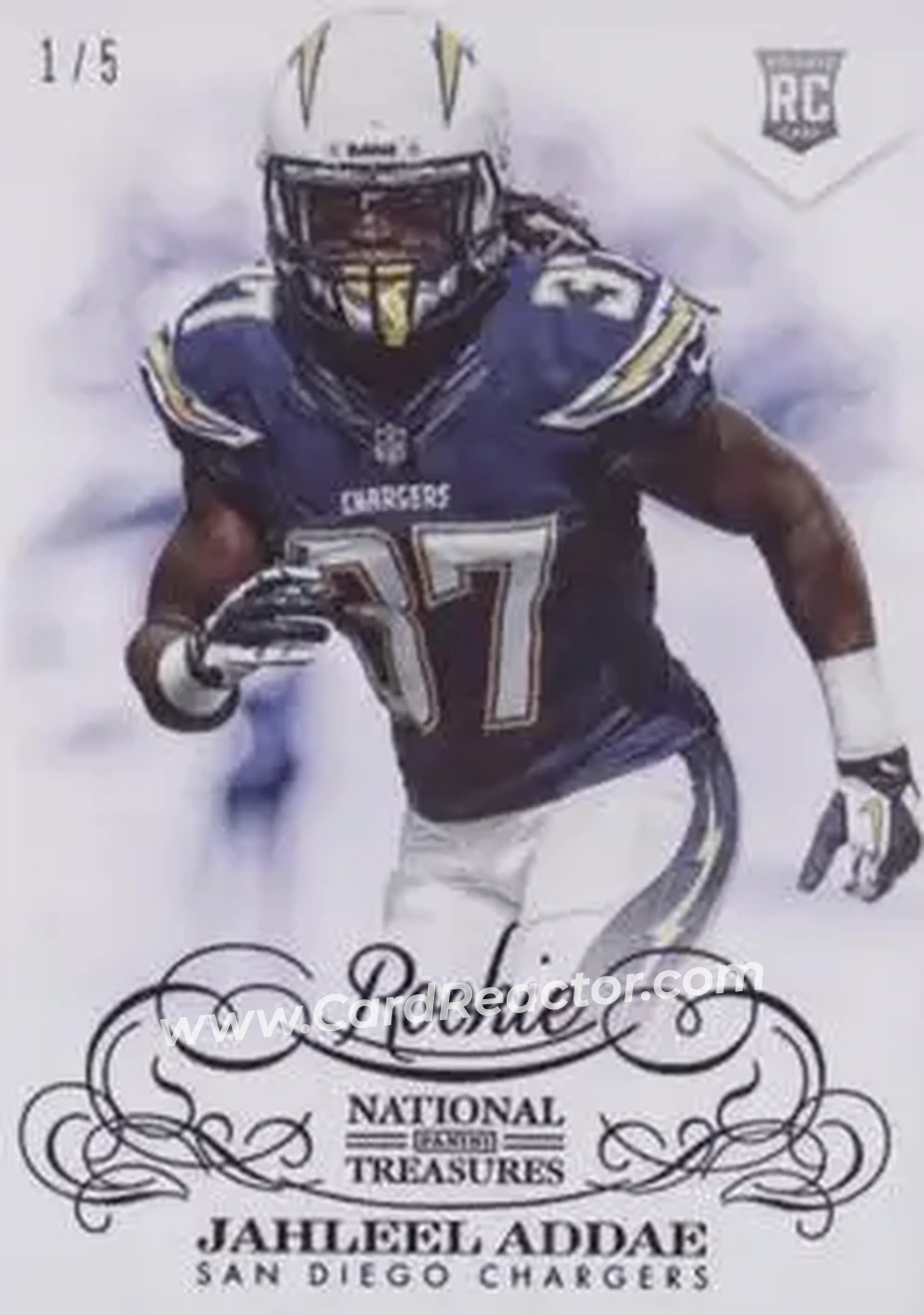 2013 Panini National Treasures - Century Black #164 - Jahleel Addae - San Diego Chargers