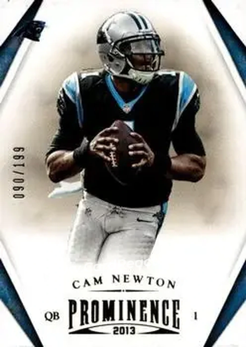 2013 Panini Prominence - Gold #14 - Cam Newton - Carolina Panthers - Front