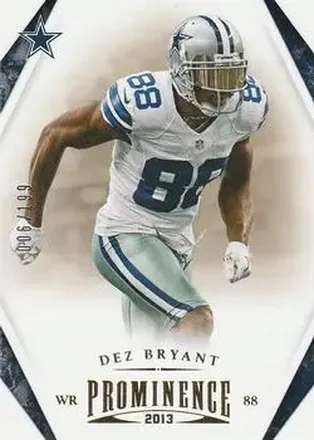 2013 Panini Prominence - Gold #27 - Dez Bryant - Dallas Cowboys