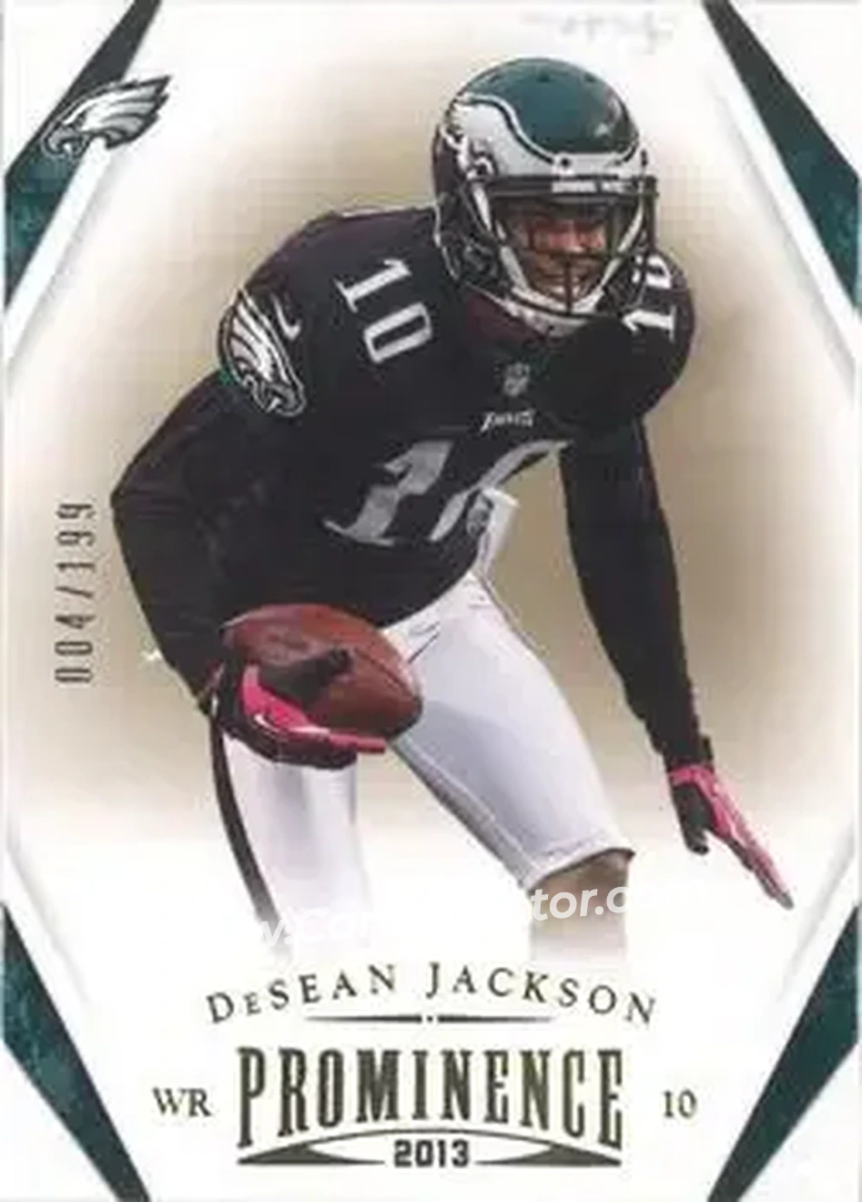 2013 Panini Prominence - Gold #74 - DeSean Jackson - Philadelphia Eagles - Front