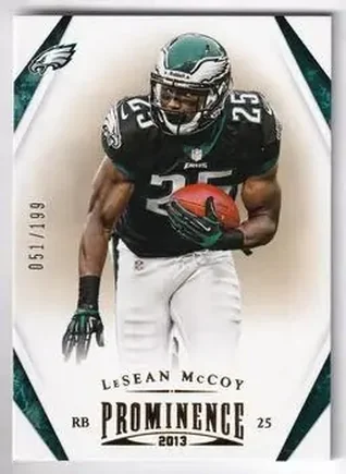 2013 Panini Prominence - Gold #75 - LeSean McCoy - Philadelphia Eagles