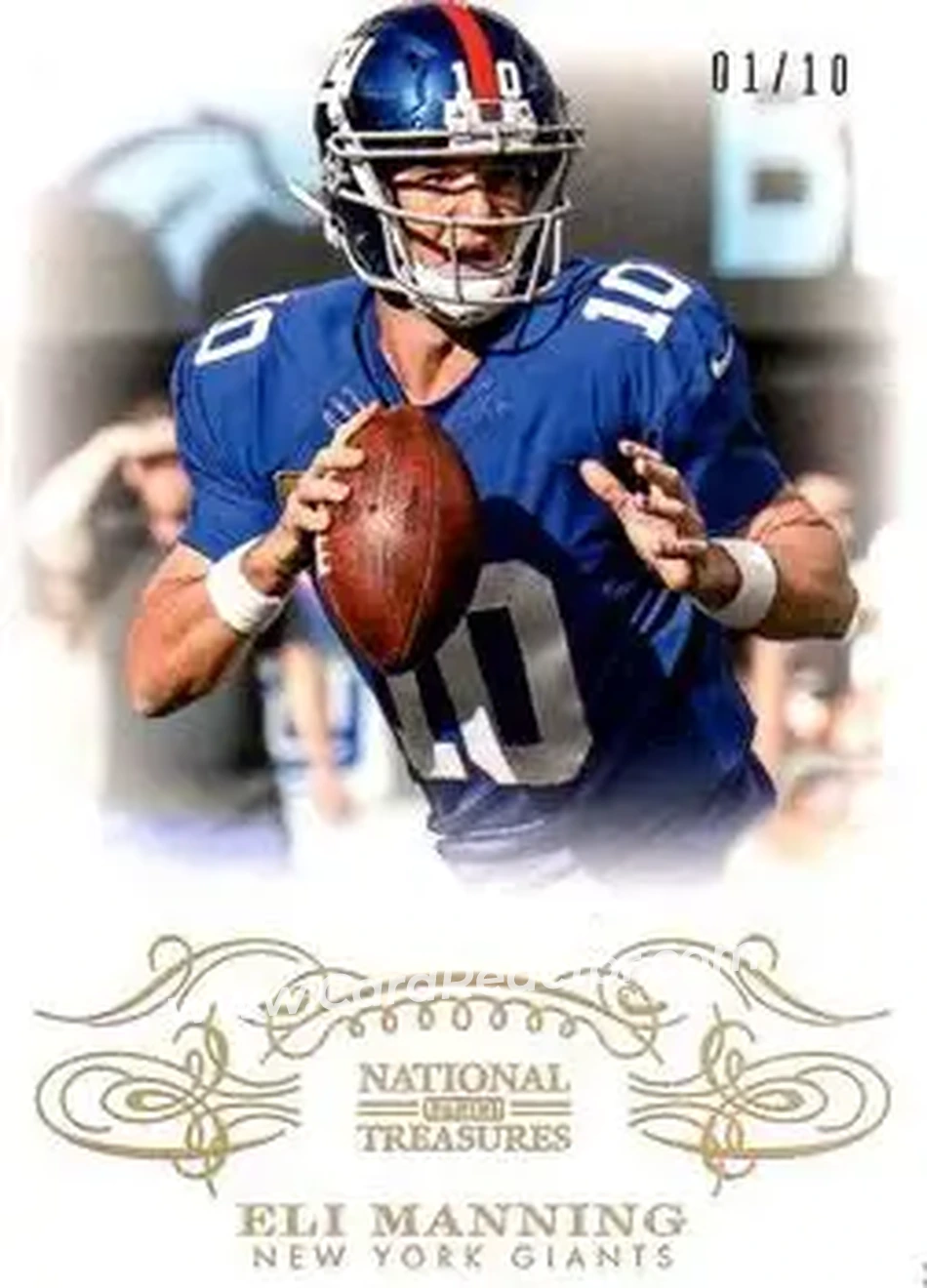 2013 Panini National Treasures - Century Gold #67 - Eli Manning - New York Giants - Front