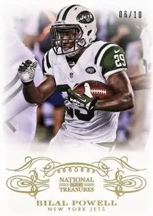 2013 Panini National Treasures - Century Gold #69 - Bilal Powell - New York Jets
