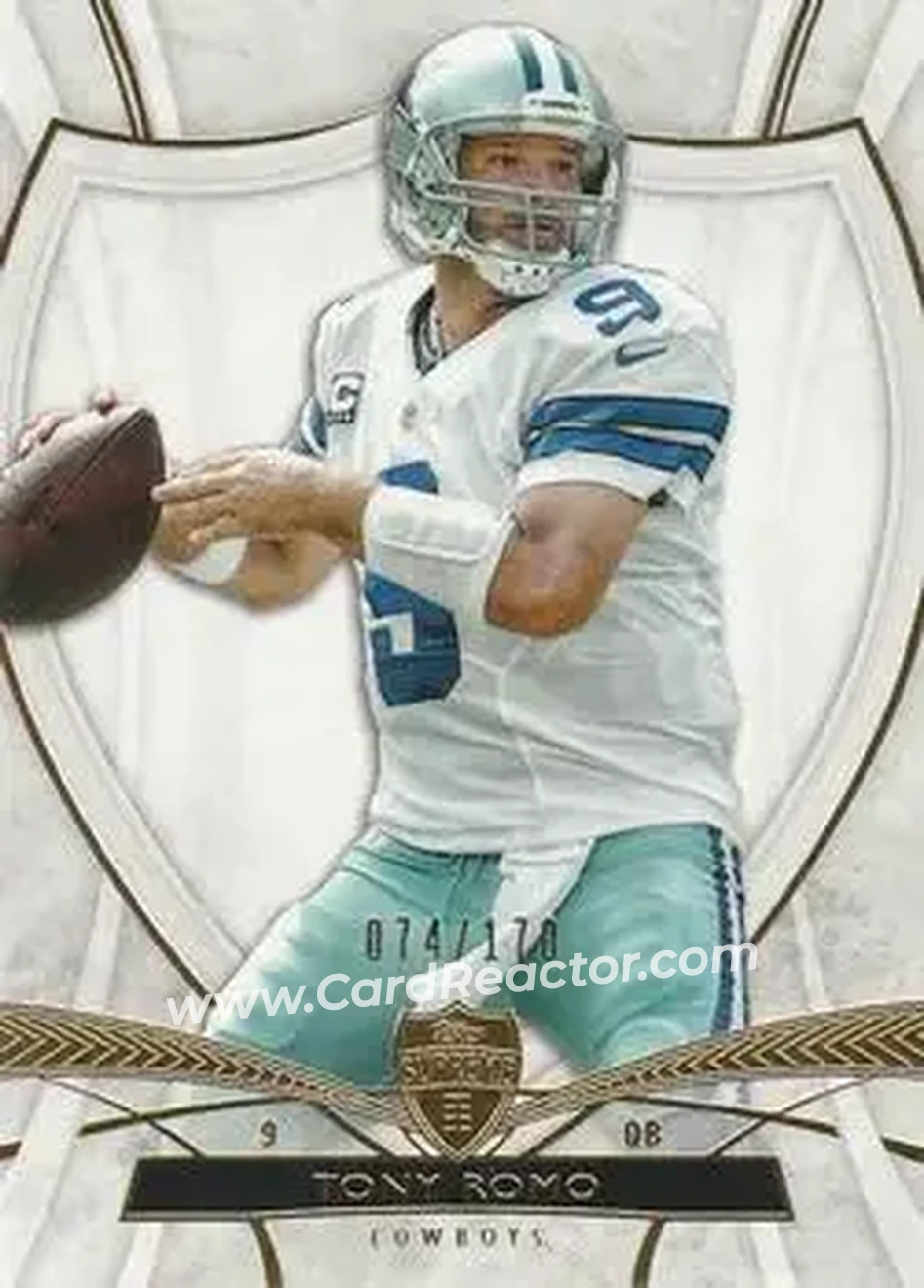 2013 Topps Supreme #12 - Tony Romo - Dallas Cowboys - Front