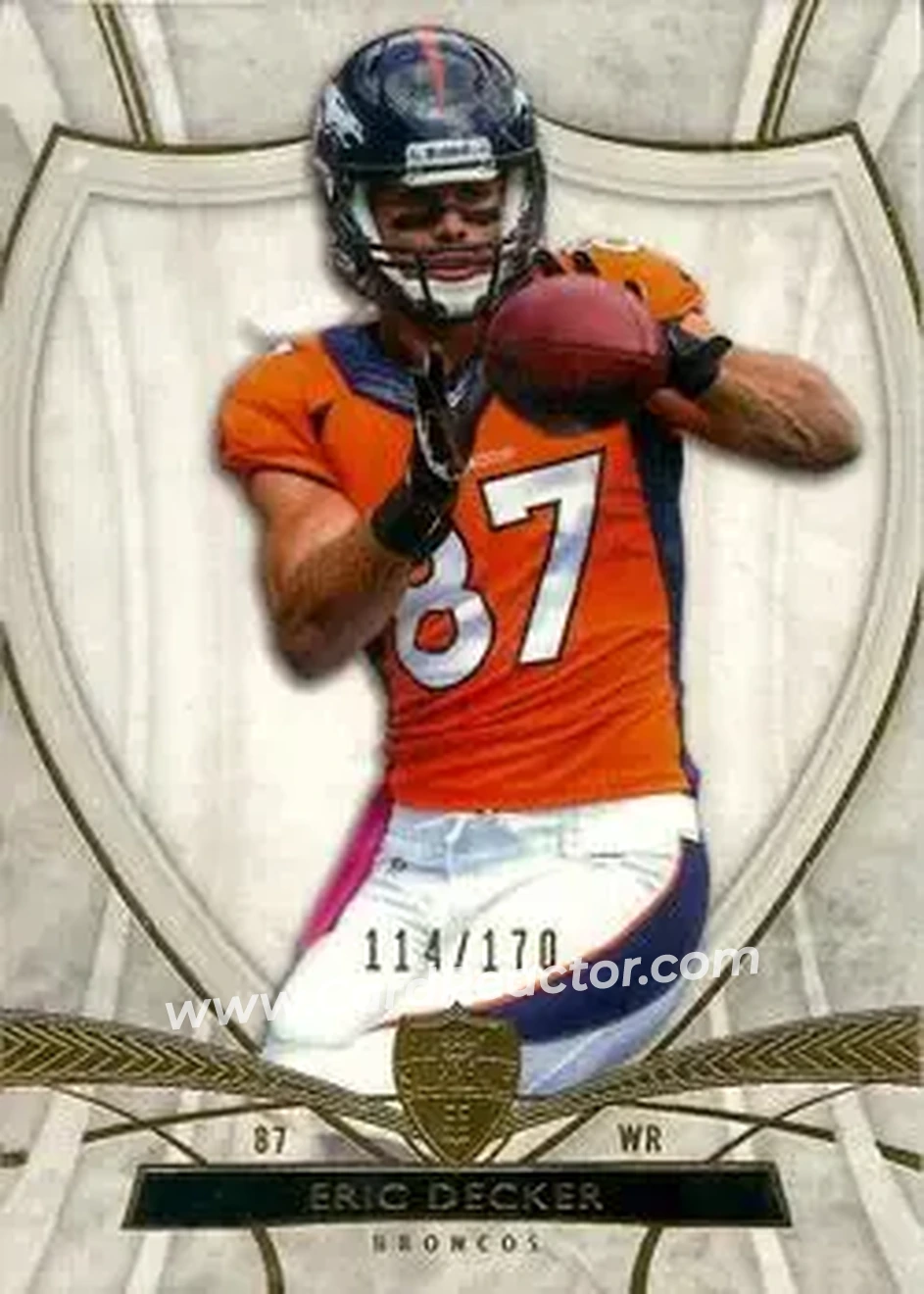 2013 Topps Supreme #41 - Eric Decker - Denver Broncos - Front 2013 Topps Supreme #41 - Eric Decker - Denver Broncos - Front