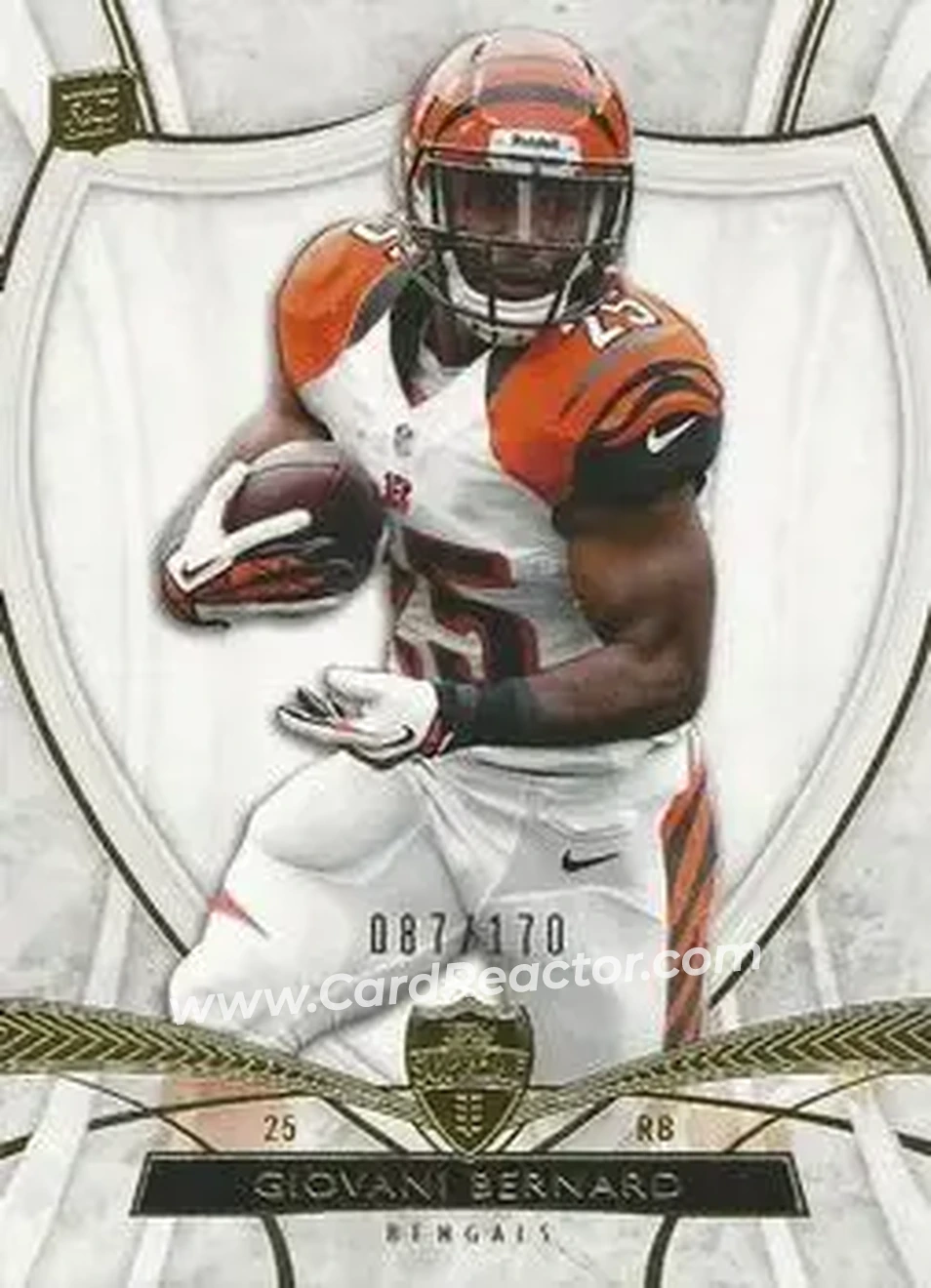 2013 Topps Supreme #69 - Giovani Bernard - Cincinnati Bengals - Front 2013 Topps Supreme #69 - Giovani Bernard - Cincinnati Bengals - Front