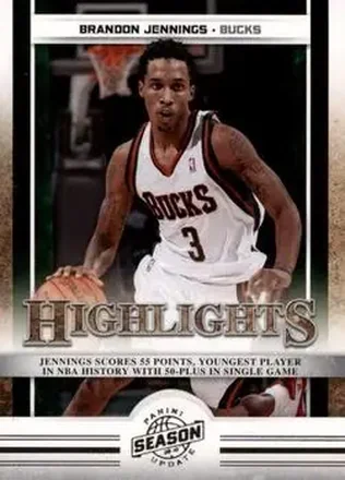 2009-10 Panini Season Update #2 Brandon Jennings