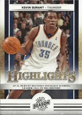 2009-10 Panini Season Update #4 Kevin Durant