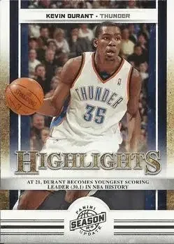2009-10 Panini Season Update #4 Kevin Durant