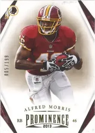 2013 Panini Prominence - Gold #100 - Alfred Morris - Washington Redskins