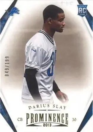 2013 Panini Prominence - Gold #122 - Darius Slay - Detroit Lions