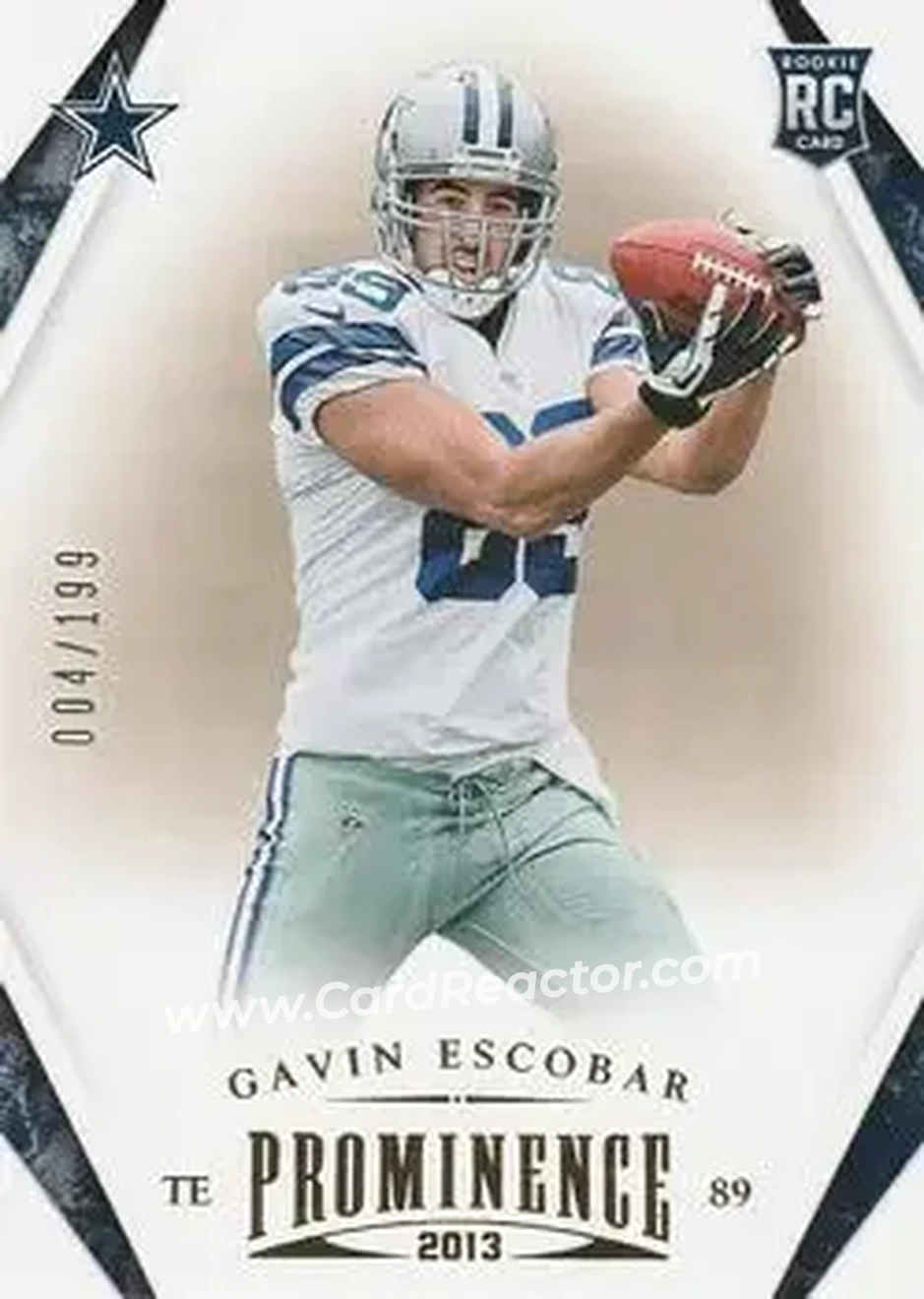 2013 Panini Prominence - Gold #135 - Gavin Escobar - Dallas Cowboys - Front