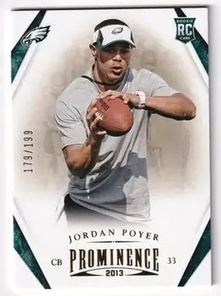 2013 Panini Prominence - Gold #144 - Jordan Poyer - Philadelphia Eagles
