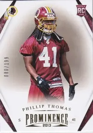 2013 Panini Prominence - Gold #174 - Phillip Thomas - Washington Redskins
