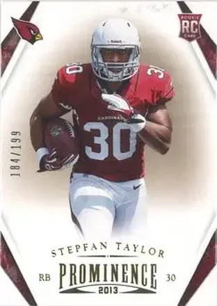 2013 Panini Prominence - Gold #187 - Stepfan Taylor - Arizona Cardinals