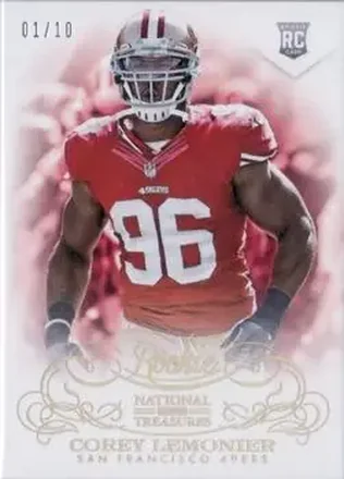 2013 Panini National Treasures - Century Gold #158 - Corey Lemonier - San Francisco 49ers