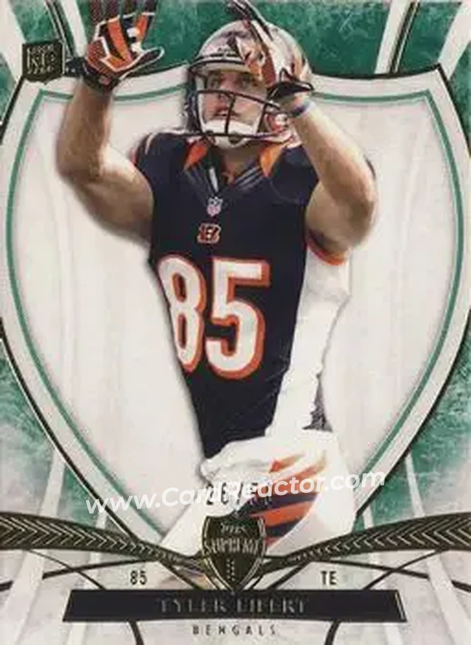 2013 Topps Supreme - Green #5 - Tyler Eifert - Cincinnati Bengals - Front