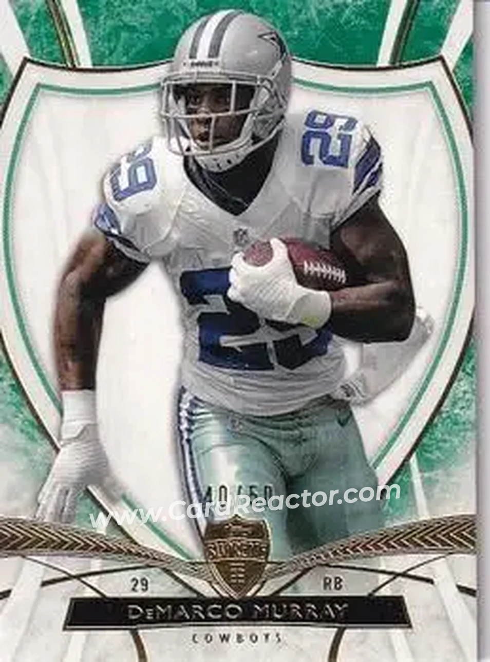 2013 Topps Supreme - Green #24 - DeMarco Murray - Dallas Cowboys - Front