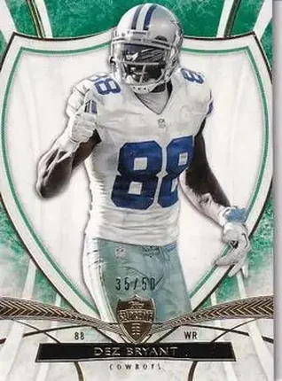 2013 Topps Supreme - Green #33 - Dez Bryant - Dallas Cowboys