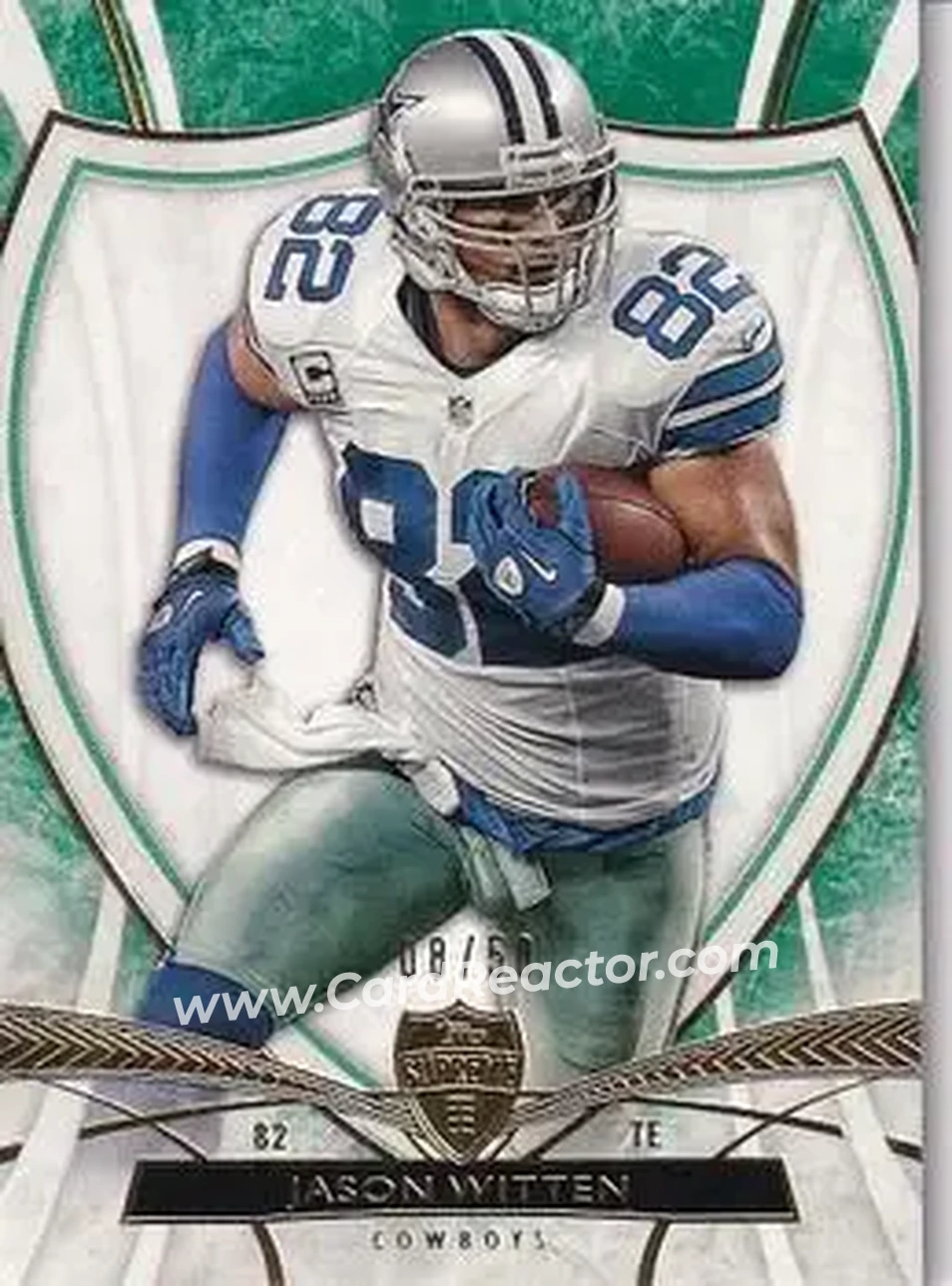2013 Topps Supreme - Green #74 - Jason Witten - Dallas Cowboys - Front
