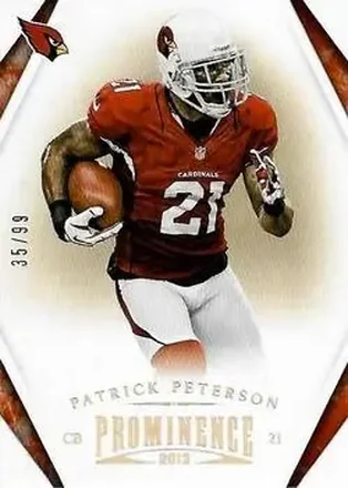 2013 Panini Prominence - Platinum #3 - Patrick Peterson - Arizona Cardinals