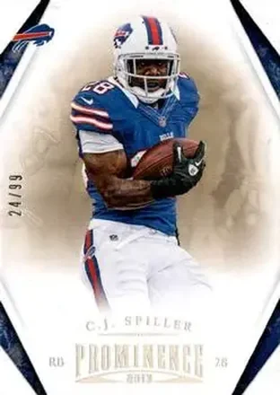2013 Panini Prominence - Platinum #11 - C.J. Spiller - Buffalo Bills