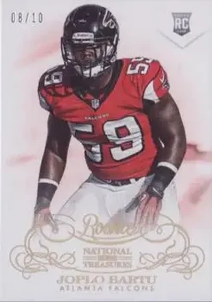 2013 Panini National Treasures - Century Gold #171 - Joplo Bartu - Atlanta Falcons