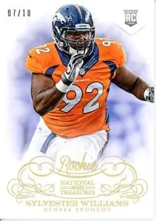 2013 Panini National Treasures - Century Gold #194 - Sylvester Williams - Denver Broncos