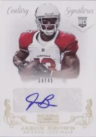 2013 Panini National Treasures - Century Gold #284 - Jaron Brown - Arizona Cardinals