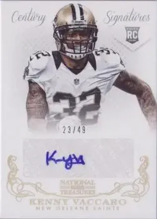 2013 Panini National Treasures - Century Gold #296 - Kenny Vaccaro - New Orleans Saints