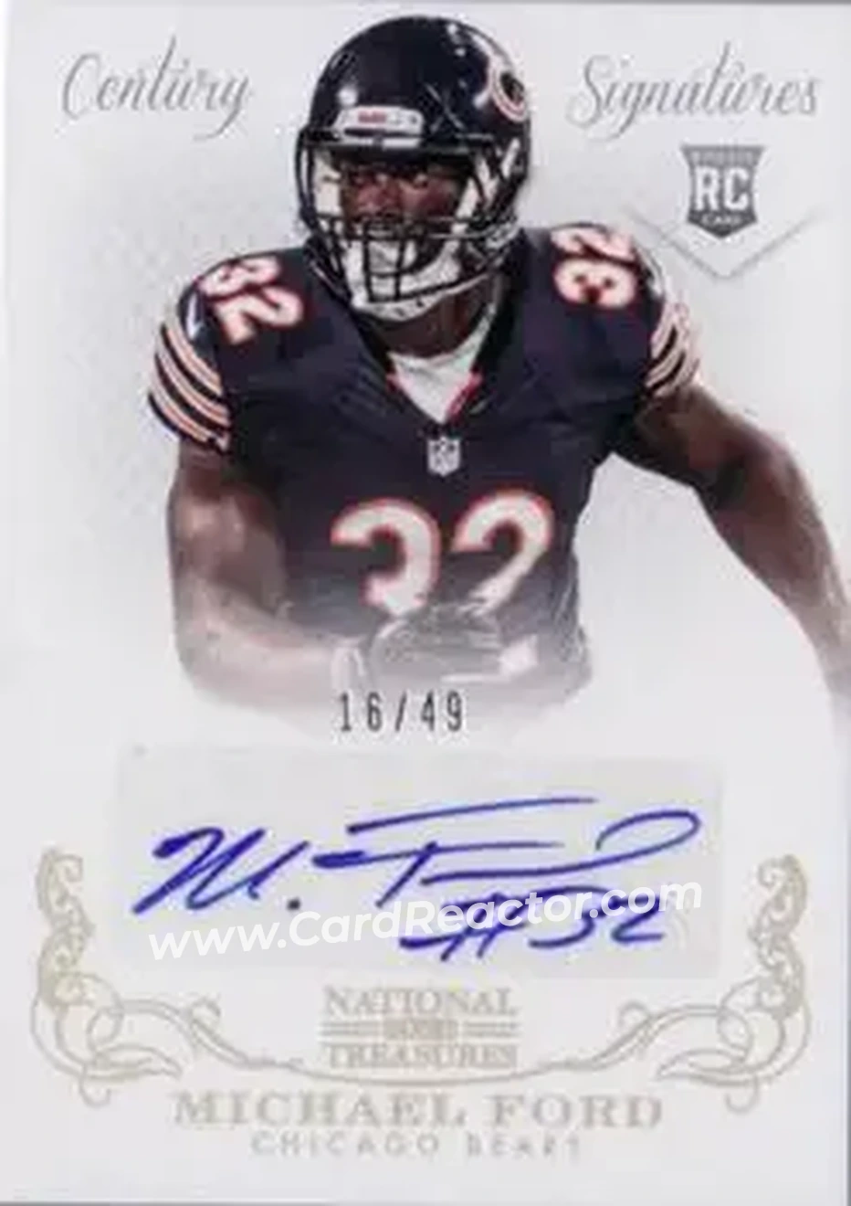 2013 Panini National Treasures - Century Gold #313 - Michael Ford - Chicago Bears