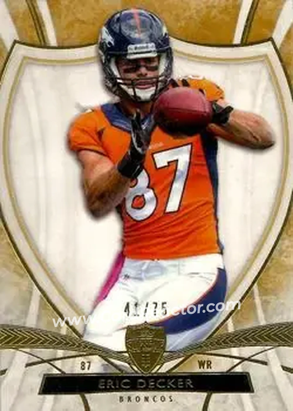 2013 Topps Supreme - Sepia #41 - Eric Decker - Denver Broncos - Front