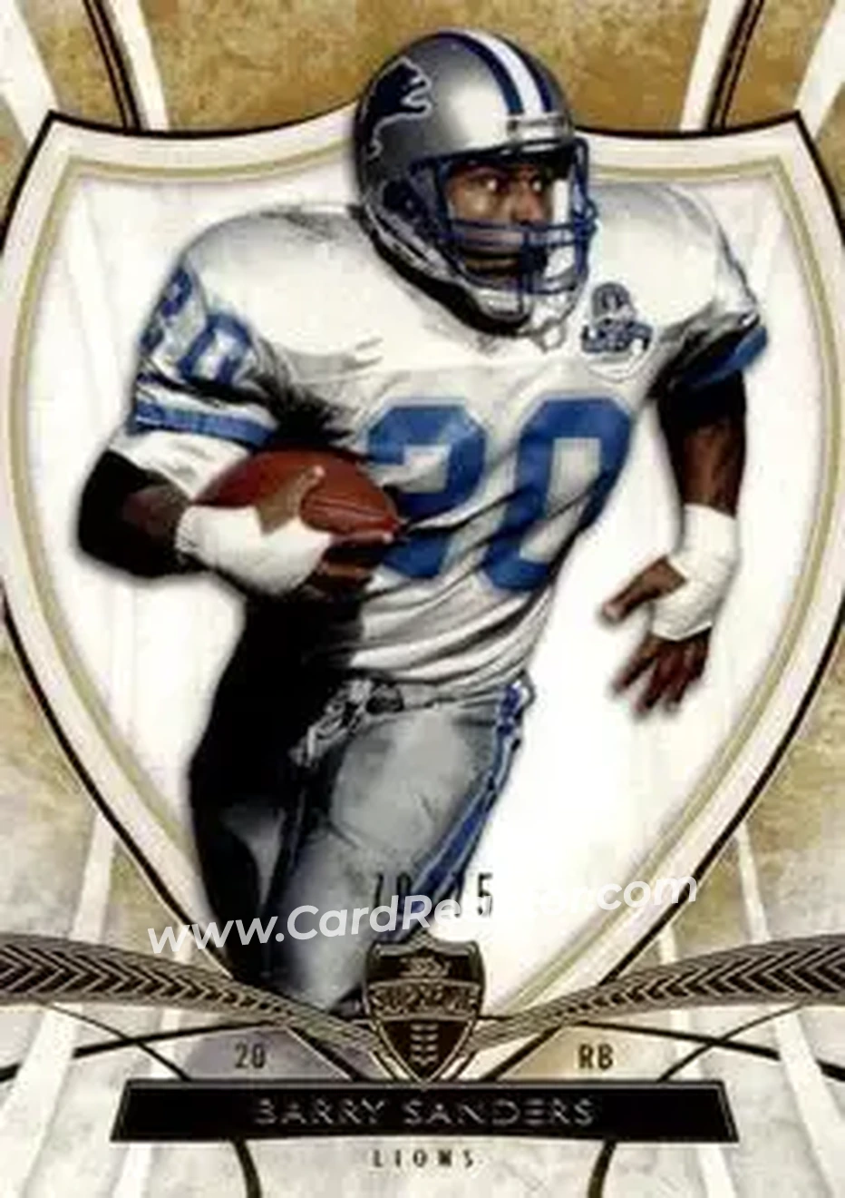 2013 Topps Supreme - Sepia #56 - Barry Sanders - Detroit Lions - Front