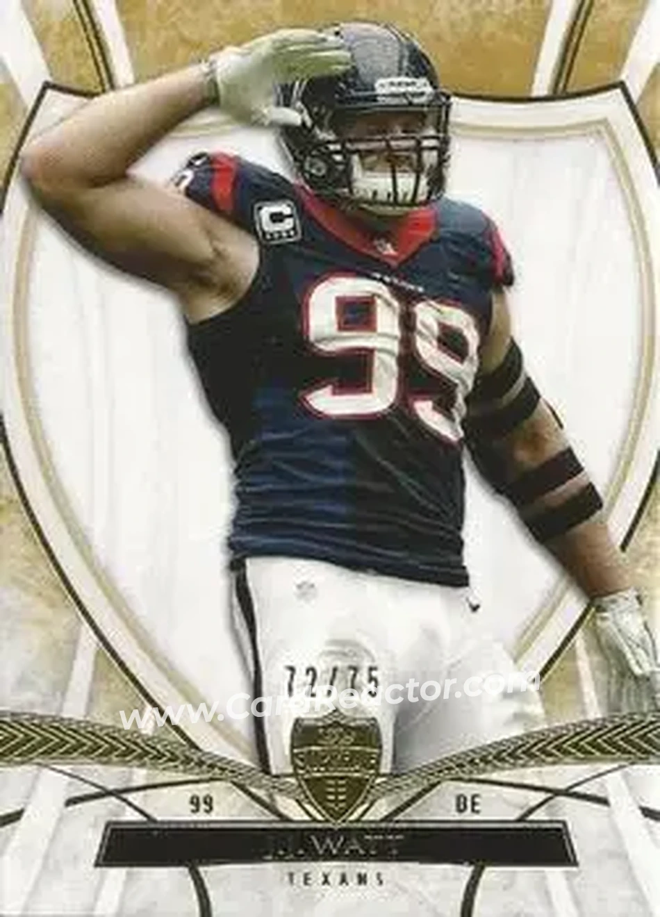 2013 Topps Supreme - Sepia #82 - J.J. Watt - Houston Texans - Front